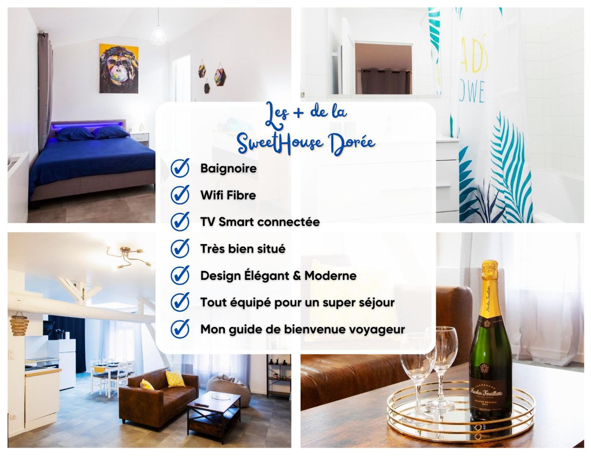 La Sweet House Doree Centre Ville Wifi Tout Confort 维特里·乐·弗朗索瓦 外观 照片